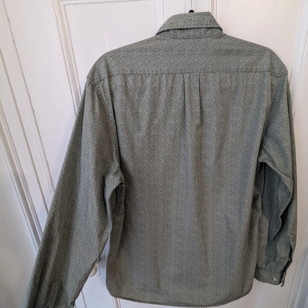 Michael Kors Men's Green Floral Button Down Business Casual Preppy - Size L